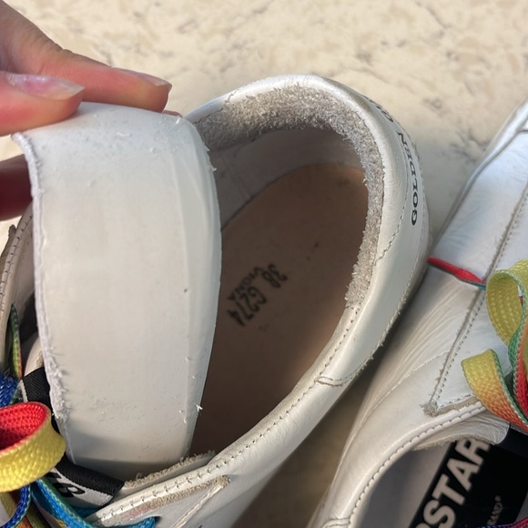 Golden goose superstar rainbow gently used 38 - Picture 7 of 7
